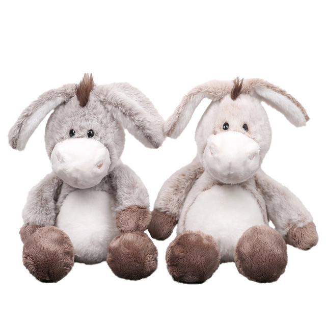 OEM Custom Plush Stuffed Cartoon Donkey Toy Doll Child Gift