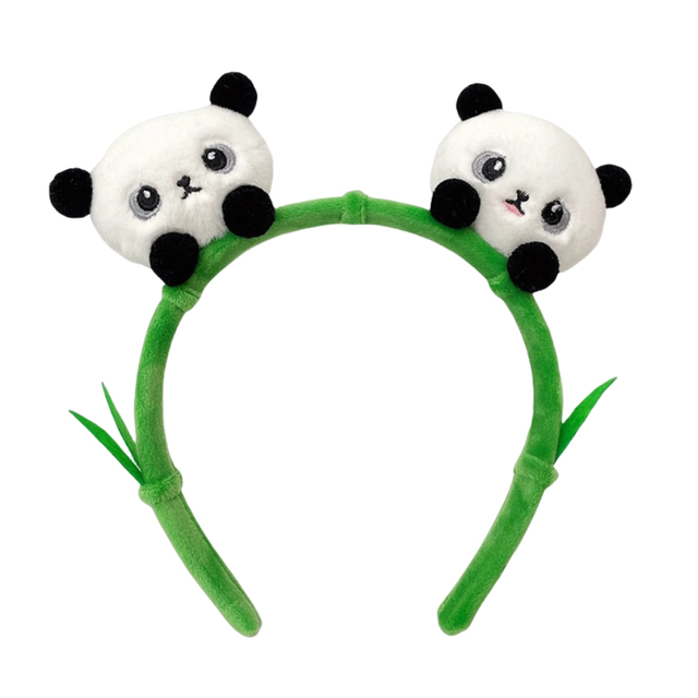 2025 New Arrival Plush Cartoon Panda Headband Child Decoration