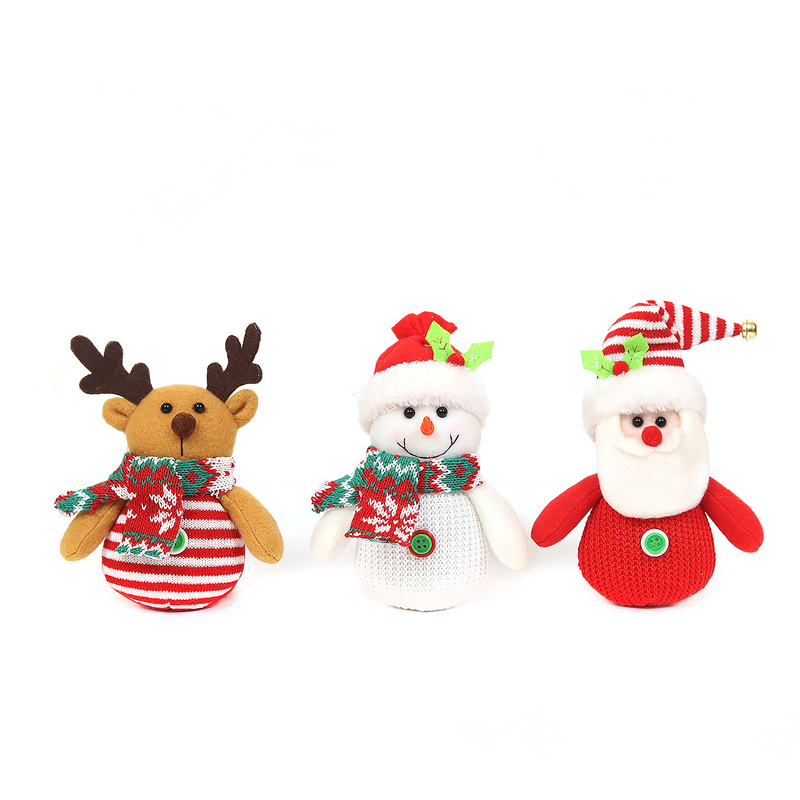 Children Christmas Gift Wholesale Plush Stuffed Soft Cute Candy Bag