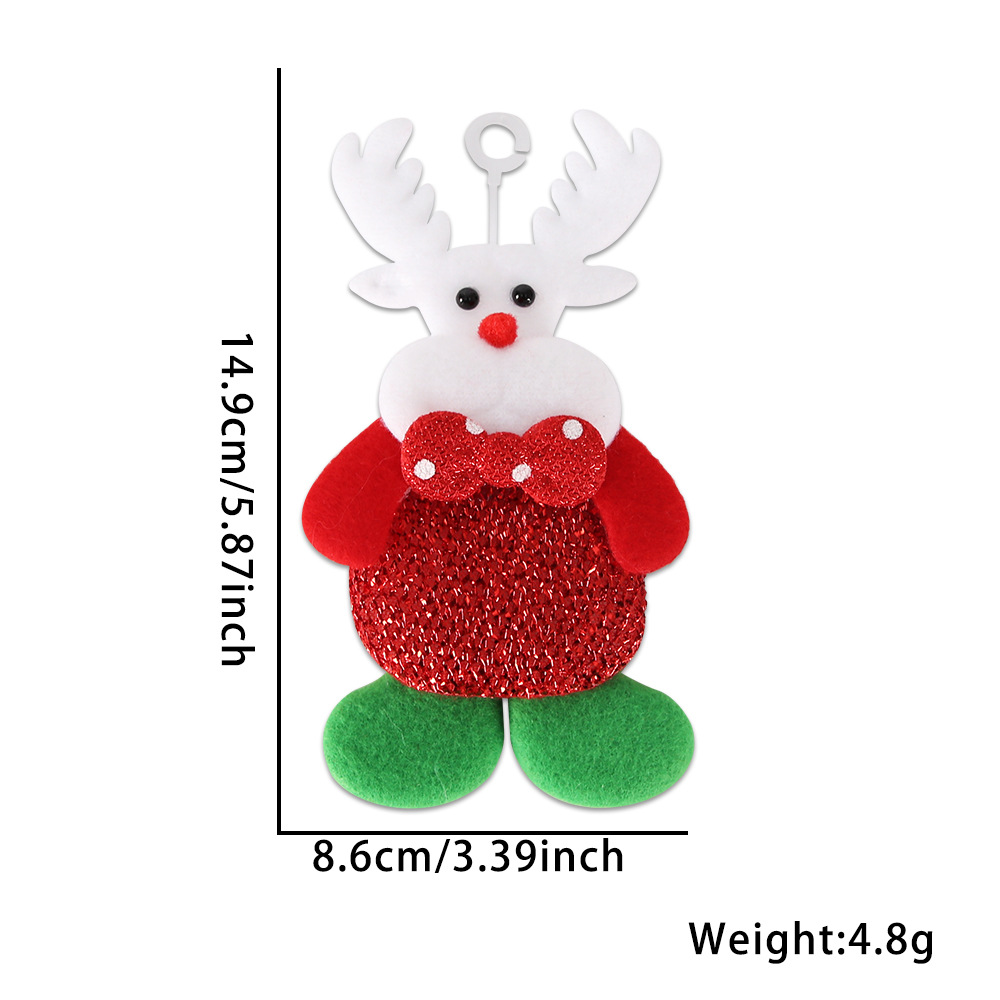 Classic Wholesale Plush Christmas Tree Decoration Flannelette Pendant