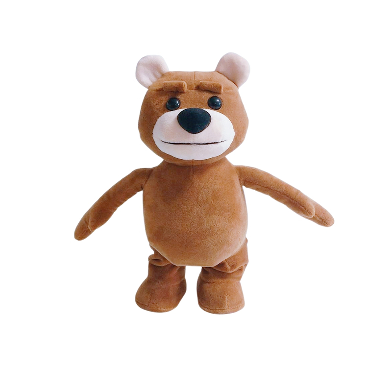 Brown Teddy Bear Electric Music Moving Plush Toy