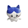 White Cat Blue Head Doll Soft Plush Custom Gift Adorable Toys