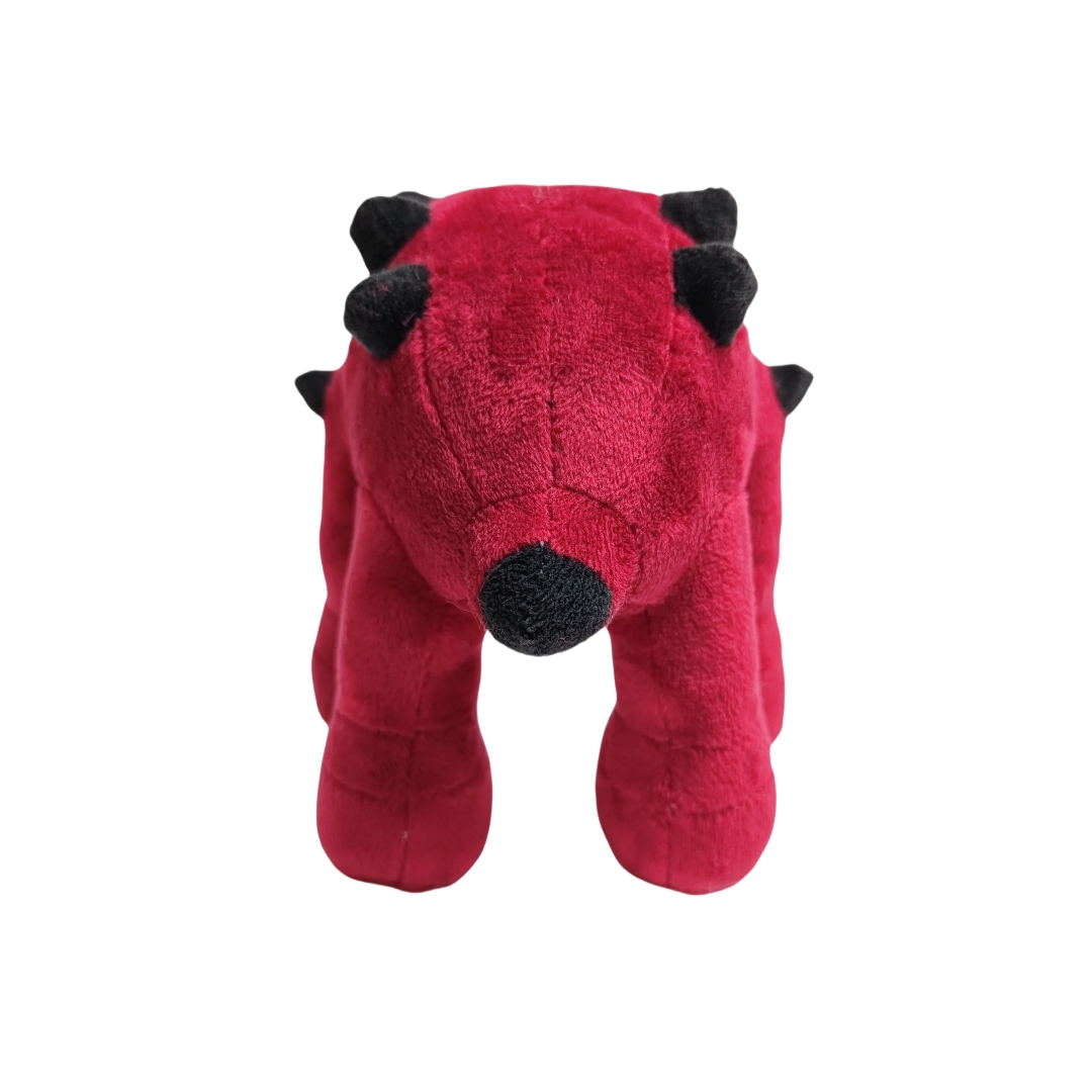 Red Monster Soft Plush Wholesale Stuffed Animal Custom Smile Face Gift Toys