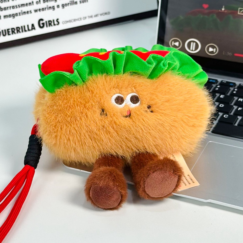 New Custom Plush Stuffed Cartoon Food Series Toy Widget