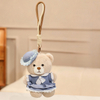 Cute Cartoon Teddy Bear Plush Custom Doll Dressed Soft Stuffed Animal Keychain Toys