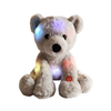 Glow Polar Bear LED Stuffed Animals Night Light Soft Plush Adorable Floppy Toy Gift for Kids