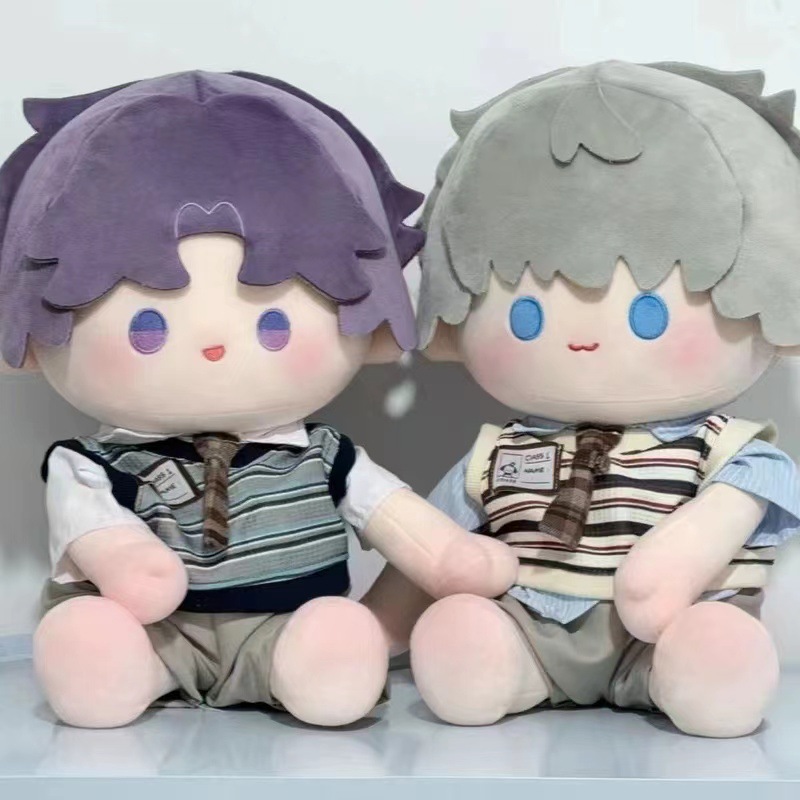 40cm Custom Plush Anime Cartoon Cotton Stuffed Sitting Toy Doll