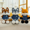 High Quality Custom Plush Stuffed Cartoon Running Fox Husky Toy Child Gift