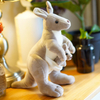 YD-KB070 Kangaroo Grey Soft Stuffed Plush Animal Custom Wholesale Toy with Joey