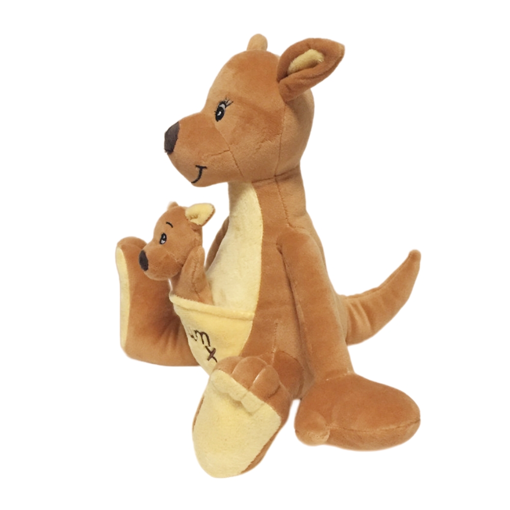 YD-B01 Australian Kangaroo with Baby Soft Plush Stuffed Animal Custom Mascot Toy