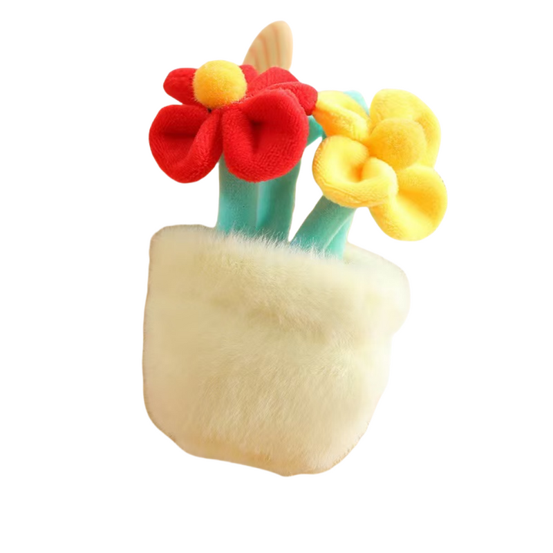 Ins Fashion Plush Stuffed Cartoon Flower Potted Plants Toy Widget