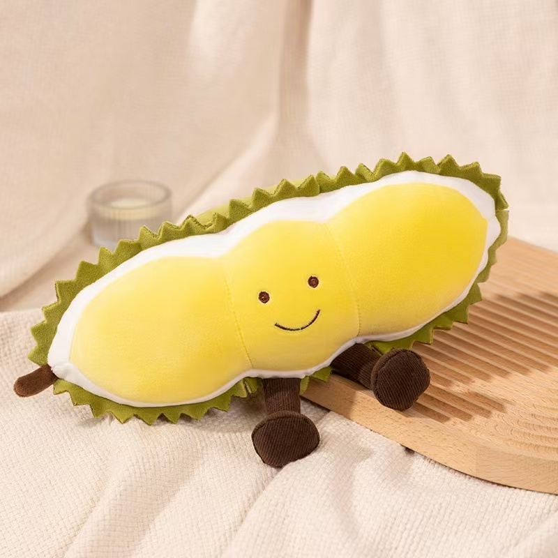 EN71 Baby Toy Plush Stuffed Cartoon Smile Fruit Watermelon Child Toy