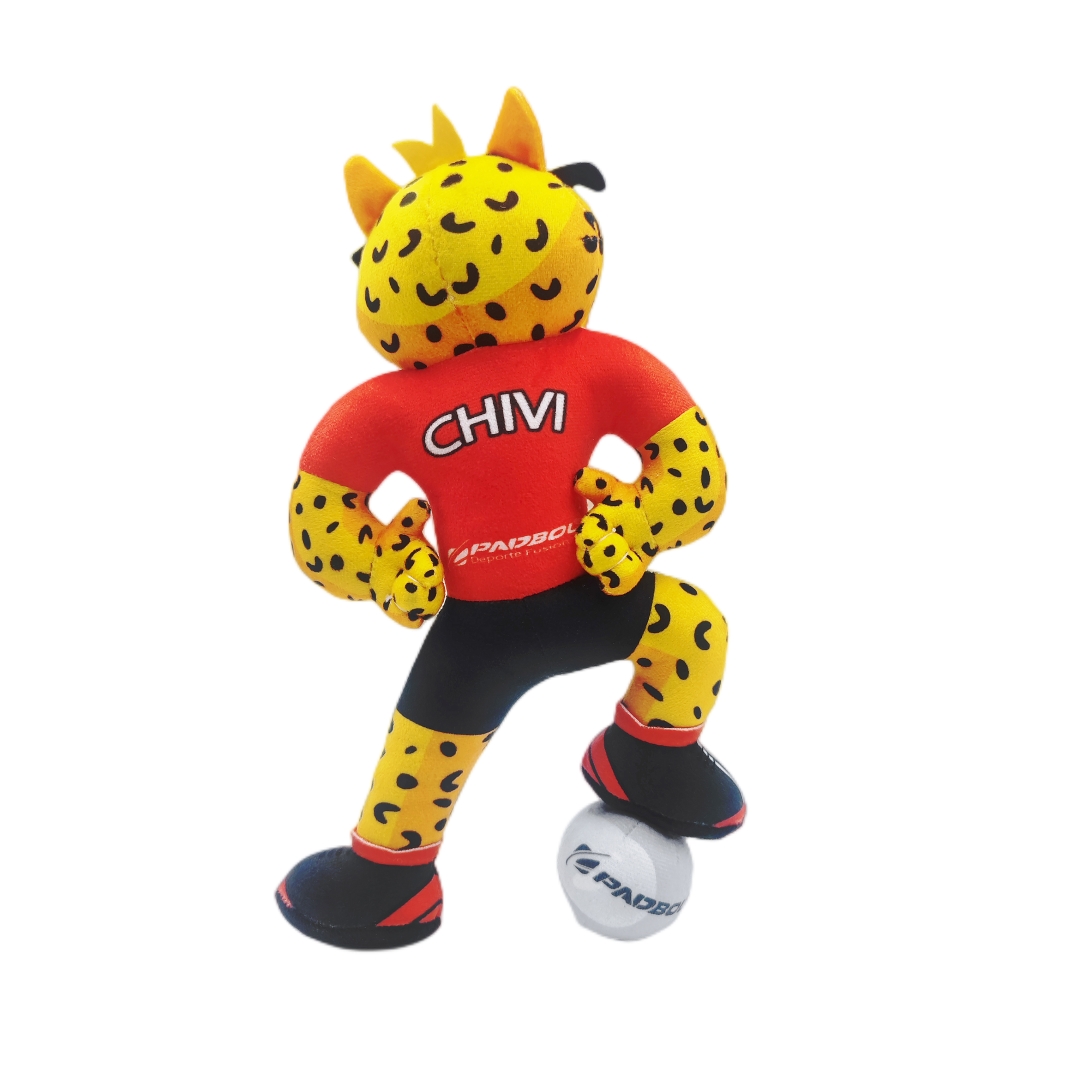 Leopard Football Game World Up Figure Plush Soft Custom Award Toy