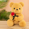 Creative Plush Stuffed Flower Fluffy Teddy Bear Toy Doll for Girlfriend
