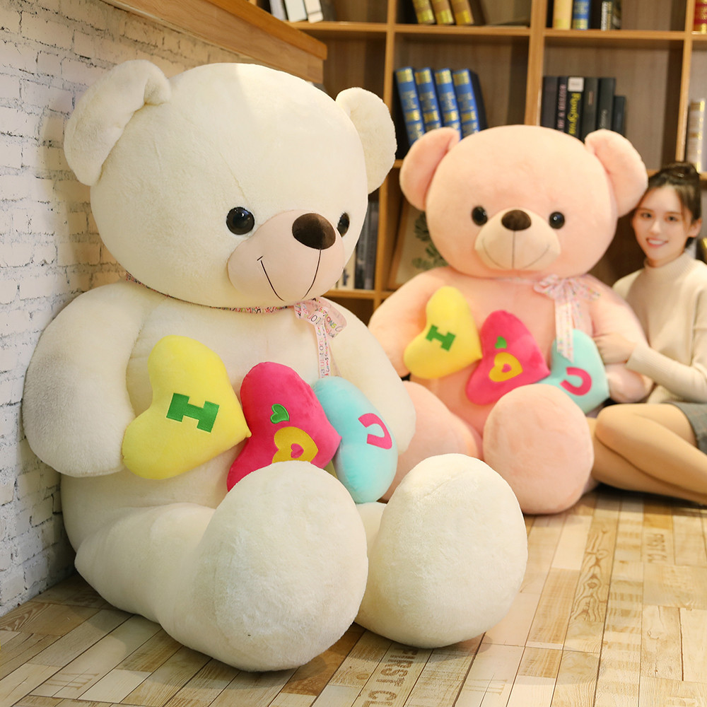 Valentine's Day Plush Stuffed Soft Love Teddy Bear Toy Pillow