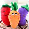 YD-BD011 Fruits Vegetables Creative Custom Plush Pet Gift Soft Squeaky Dog Toy