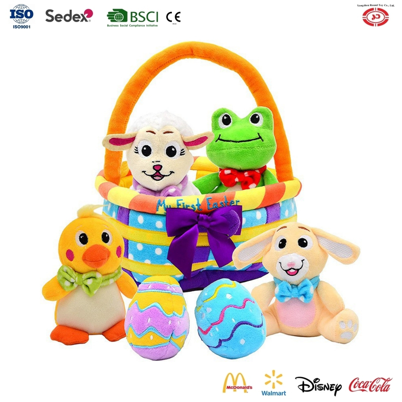 YD-KB051 Easter Bunny Set Plush Animal Mascot Custom Soft Toy Collection