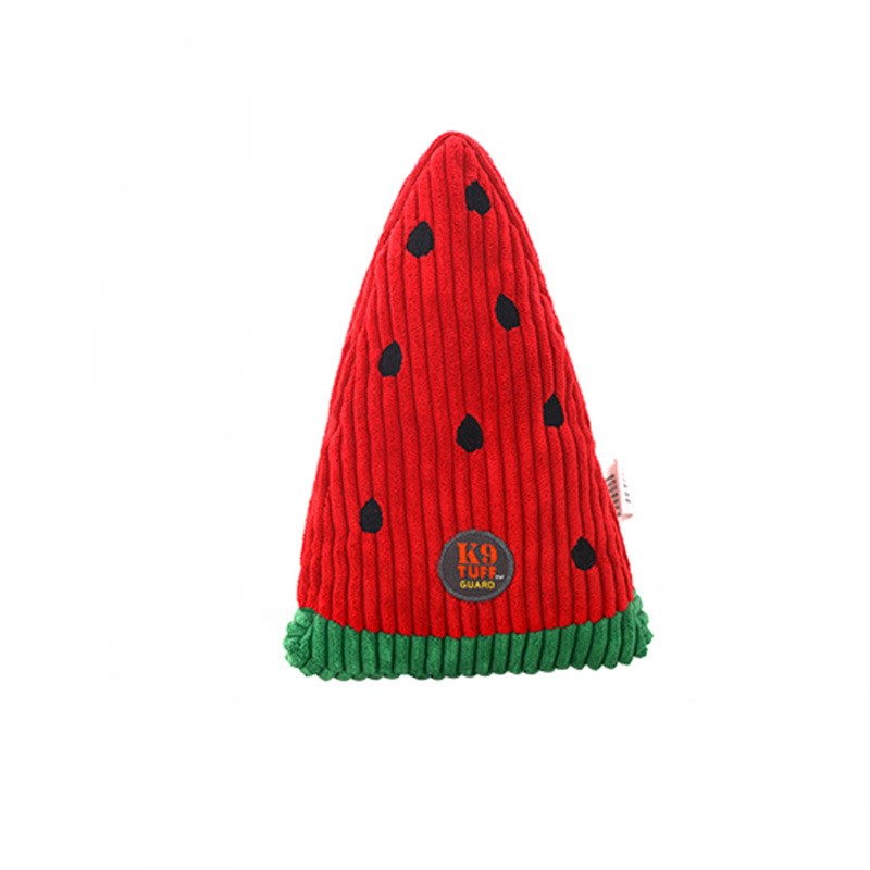 Fruit Series Plush Stuffed Custom Pet Chew Dog Interactive Squeaky Toy