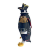 New Arrival Custom Plush Gift Stuffed Cartoon Dressed Penguin Captain Toy Doll