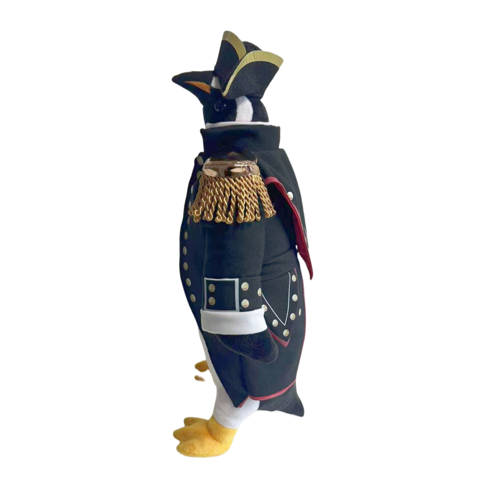 New Arrival Custom Plush Gift Stuffed Cartoon Dressed Penguin Captain Toy Doll