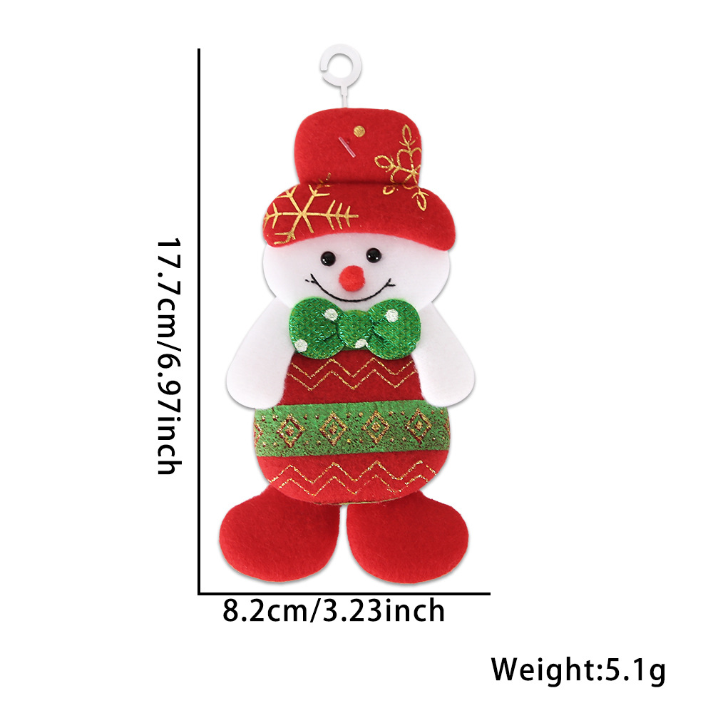 Classic Wholesale Plush Christmas Tree Decoration Flannelette Pendant