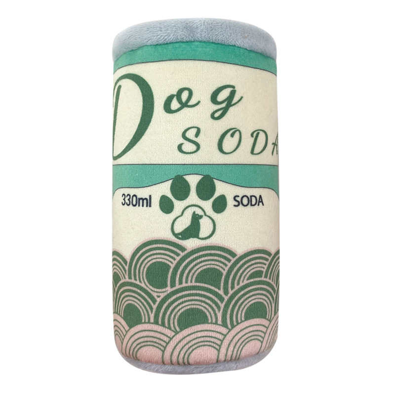 Grosir Kustom Amazon Hot Pet Plush Diisi Botol Mainan Kunyah Squeaky