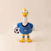 Football League Game Plush Lion Goose Mascot OEM Soft Animal Keychain Gift Toys