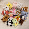 Wholesale Plush Stuffed Fluffy Cute Animal Series Toy Doll Keyring