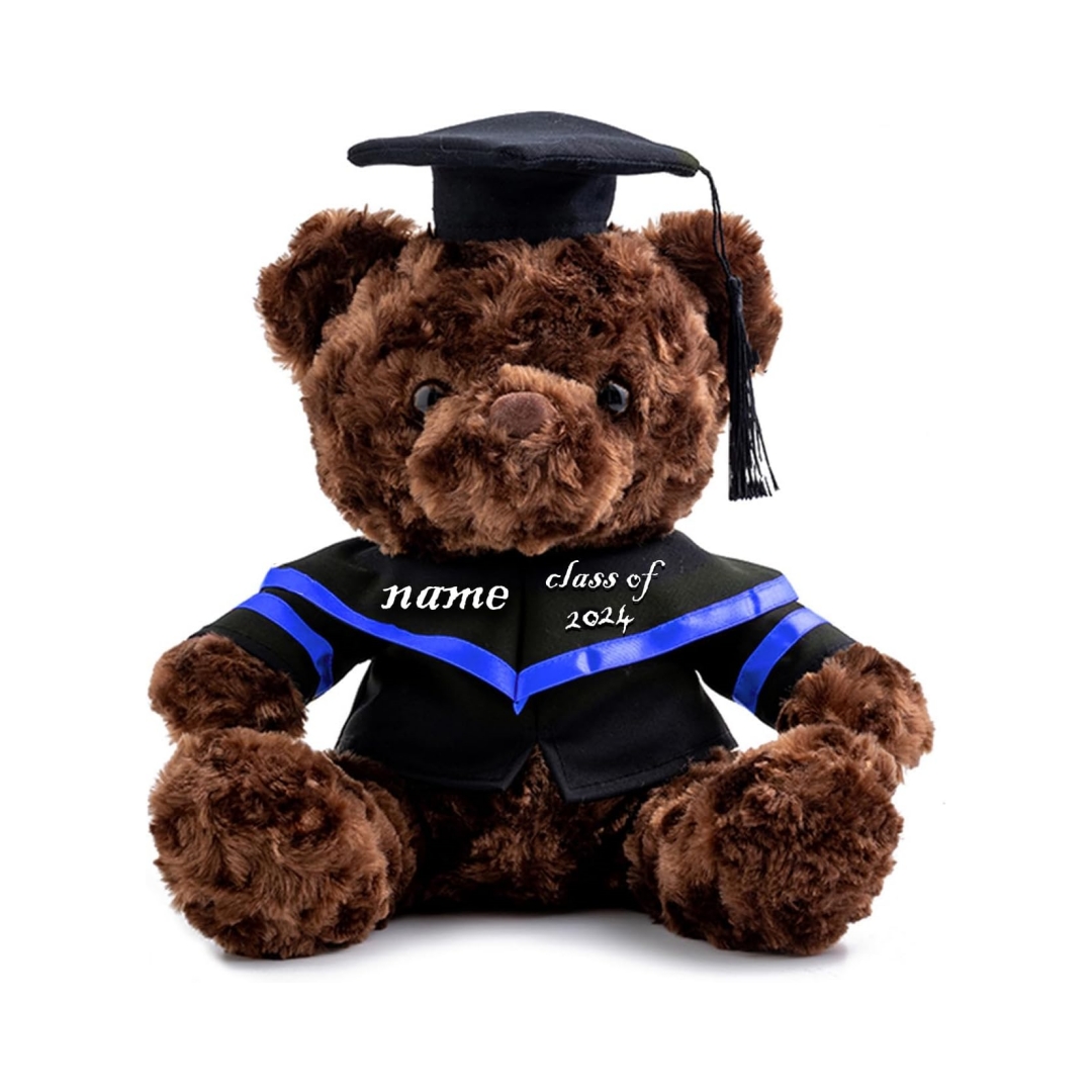 Graduation Bear with Diploma Stuffed Soft Plush Animal Teddy Toys