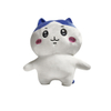 White Cat Blue Head Doll Soft Plush Custom Gift Adorable Toys