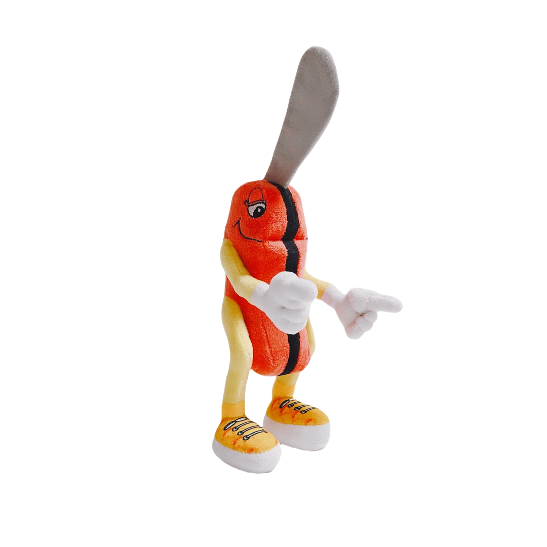 Razor Shape Plush Knife Embroidered Soft Stuffed CE Promotional Toys