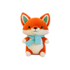 Fox Animal Fluffy Soft Stuffed Doll with Scarf Custom Pillow Gift Plush Toys