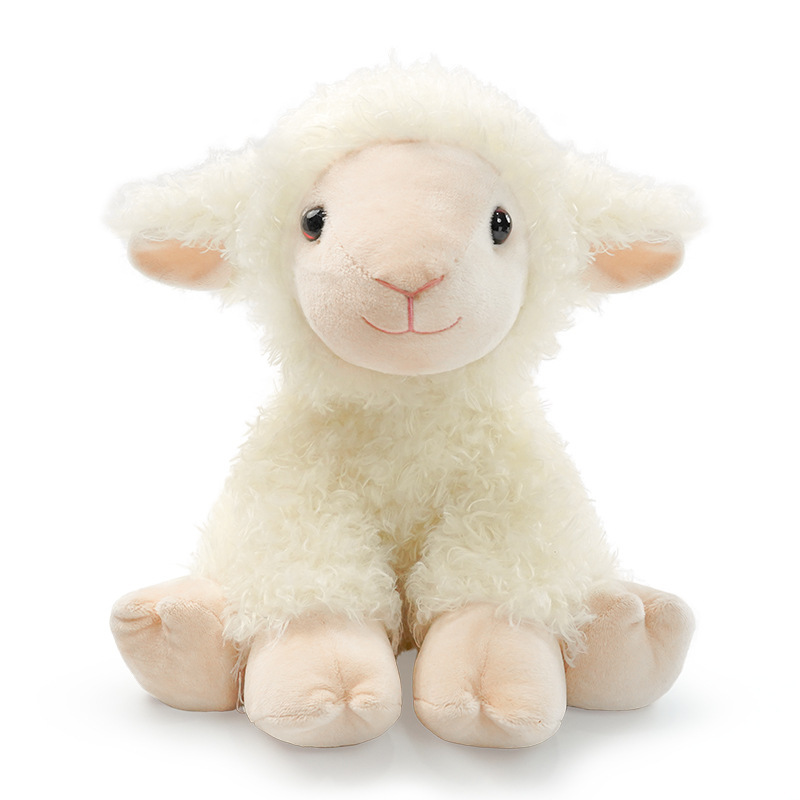 Wholesale Plush Stuffed Furry Animal Cow Sheep Goat Deer Toy for Children
