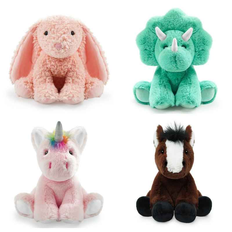 Animal Custom Plush Stuffed Furry Rabbit Triceratops Unicorn Horse Toy