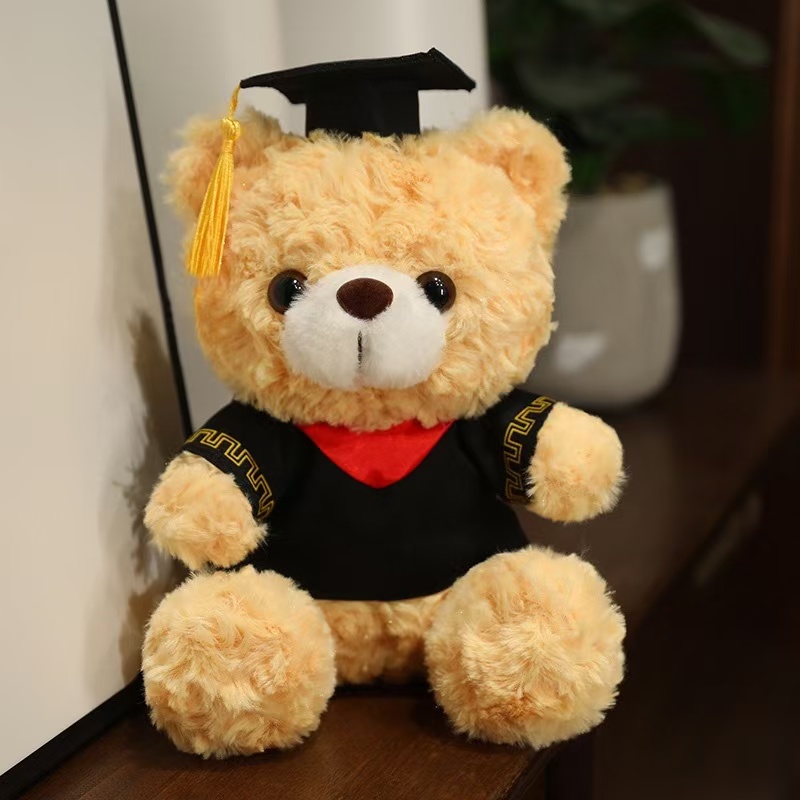 Custom Wholesale Plush Stuffed Soft Teddy Bear Toy Graduation Gift