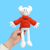 Red Hoody weird doll soft plush stuffed custom children toy