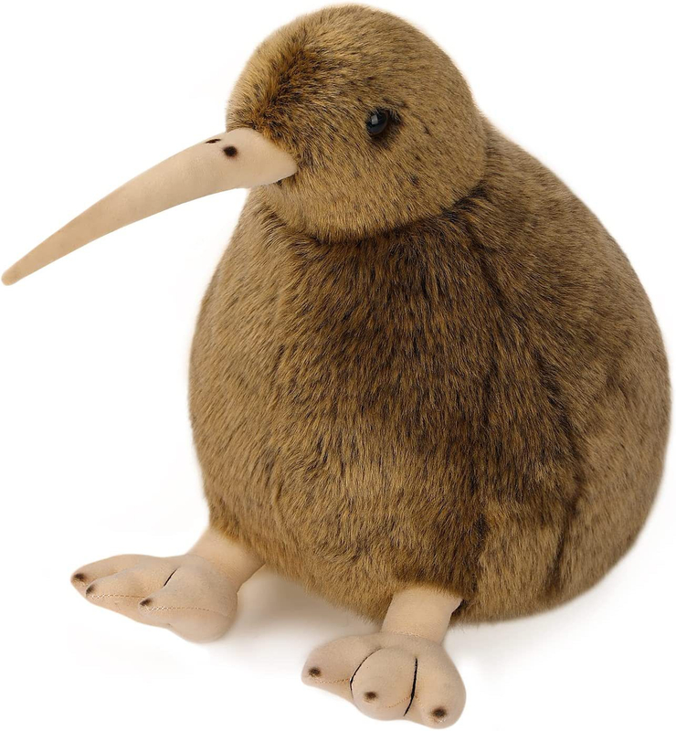 High Quality Plush Stuffed Simulated Fluffy Kiwi Bird Toy Doll