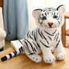 Hot Sale Children Gift Plush Stuffed Simulated White Tiger Toy Doll