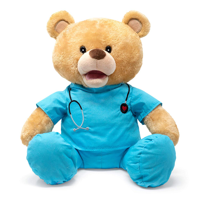 Doctor Bear Plush Stuffed Soft Custom Fancy Teddy Kids Gift Toy