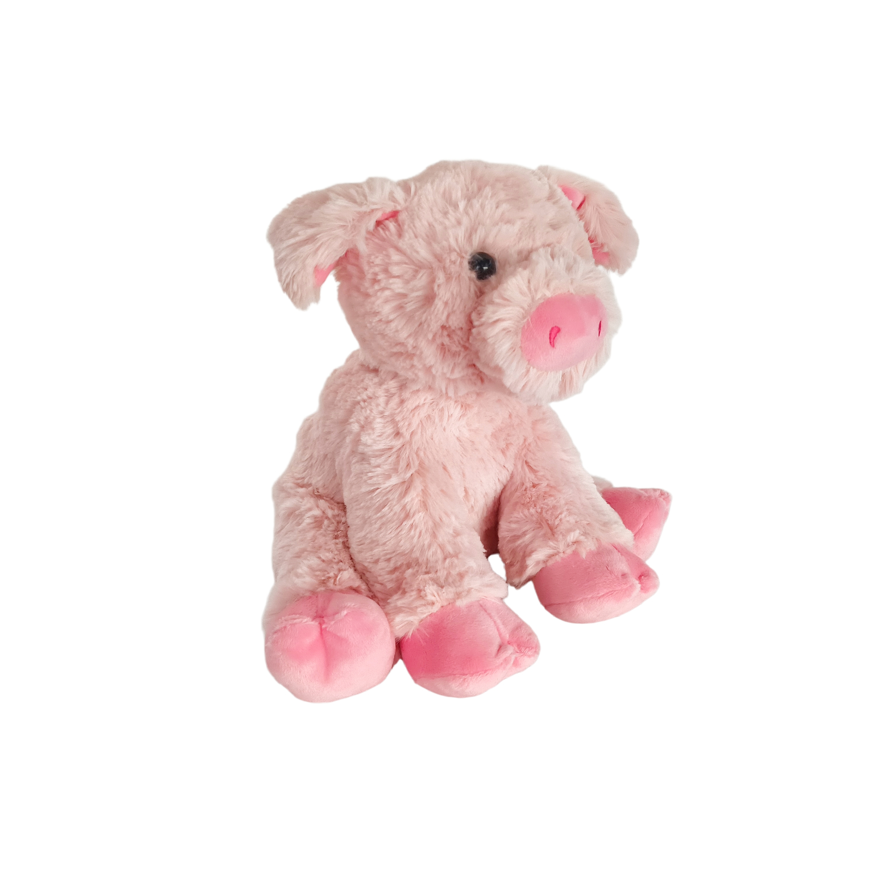 Fluffy Plush Pink Pig Sitting Animal Wholesale Stuffed Soft Mascot Gift Toys