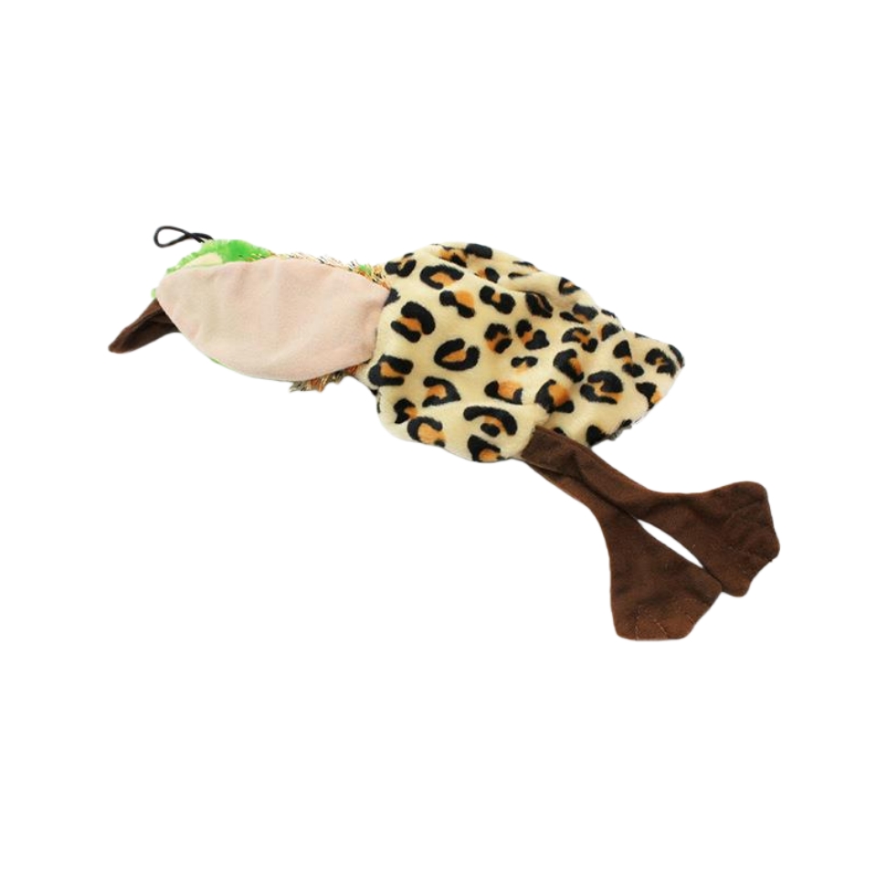 Custom Printing Pet Plush Wild Goose Dog Chew Squeaky Rope Toy