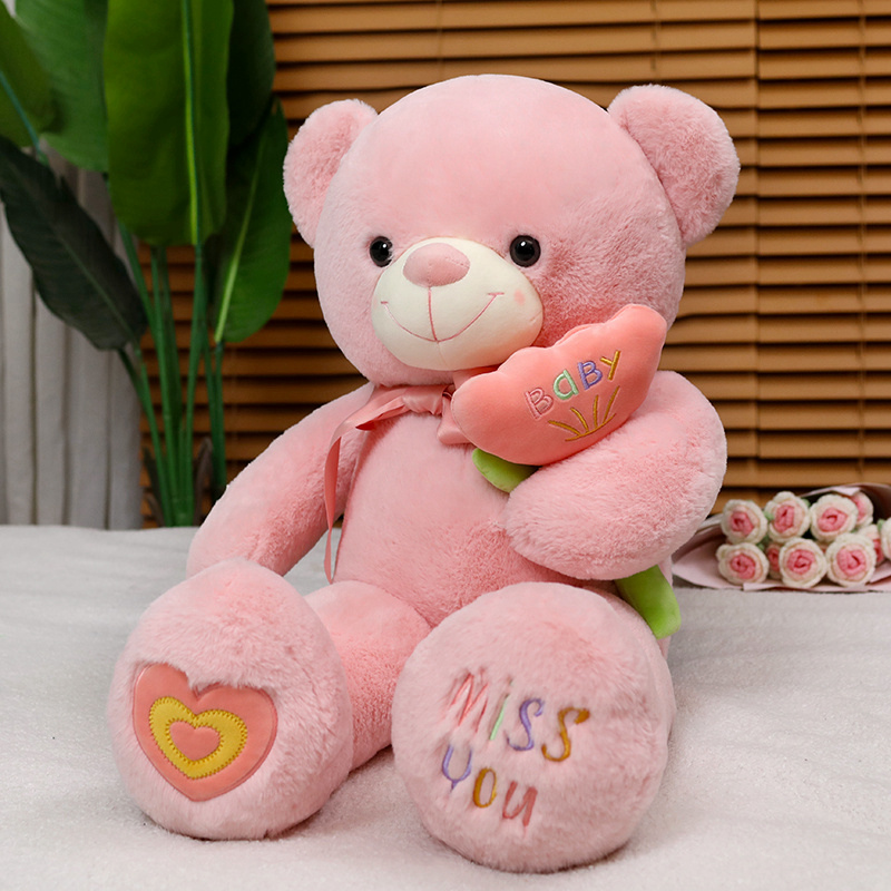 High Quality Birthday Plush Stuffed Cartoon Love Teddy Bear Toy Doll