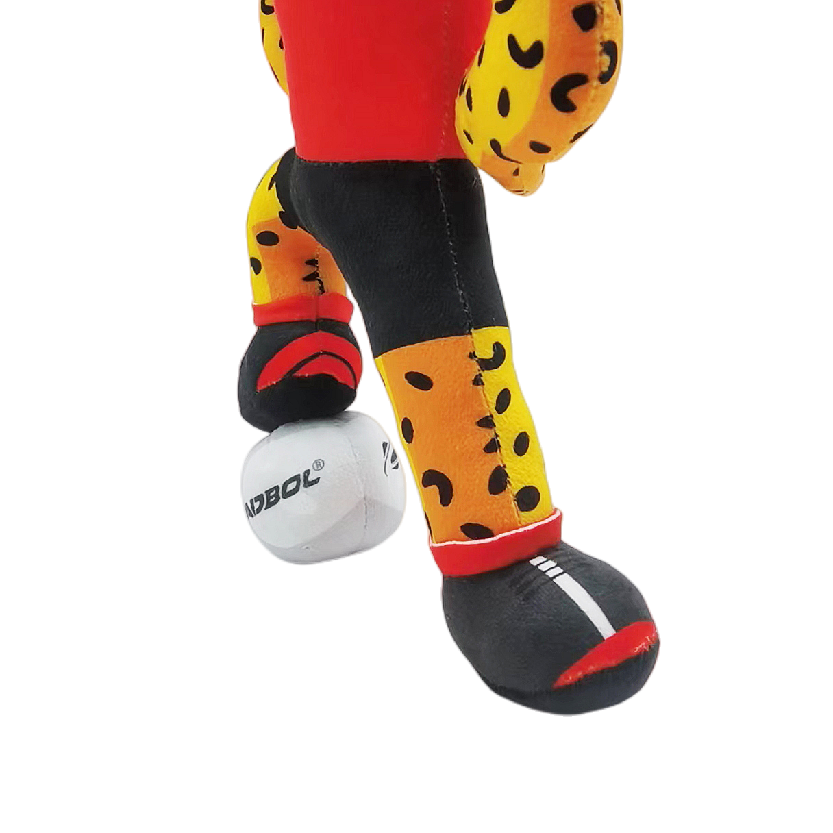 Leopard Football Game World Up Figure Plush Soft Custom Award Toy