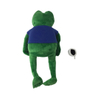 Green Smile Frog Soft Plush Custom Made Gift Toy with A Cup