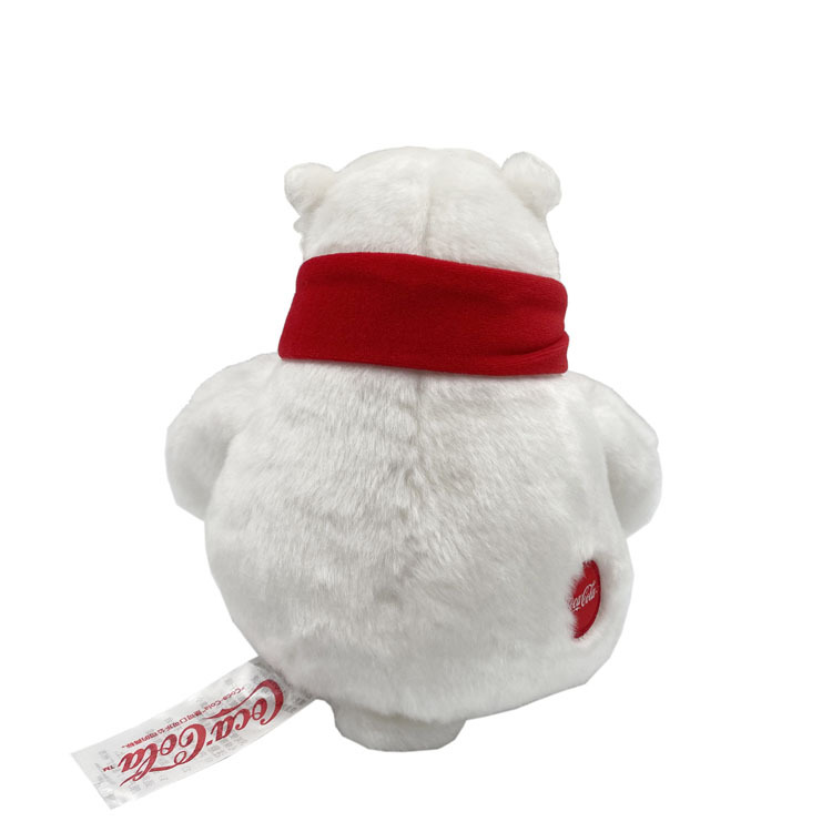 Custom Brand Mascot Plush Stuffed Cartoon Polar Bear Toy Doll Gift