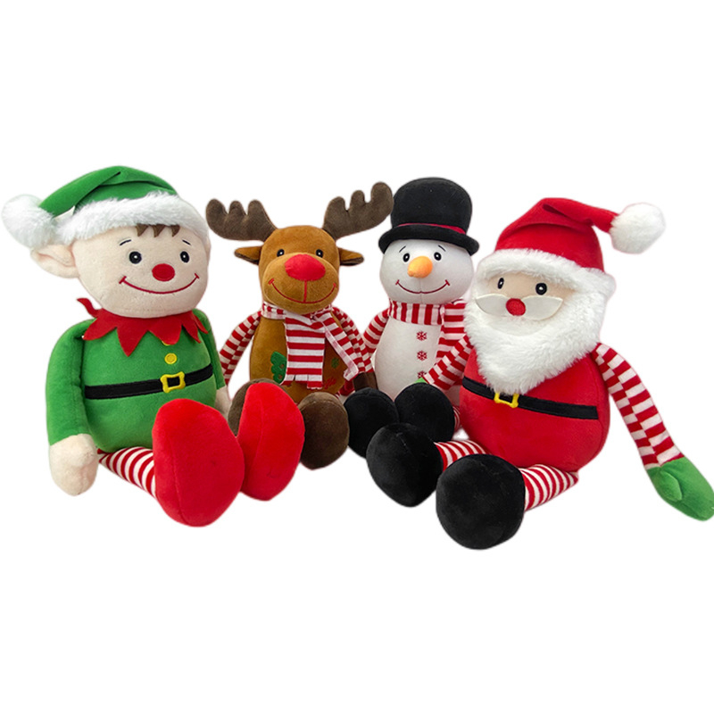 Christmas Gift Plush Stuffed Long Leg Cute Doll Holiday Toy