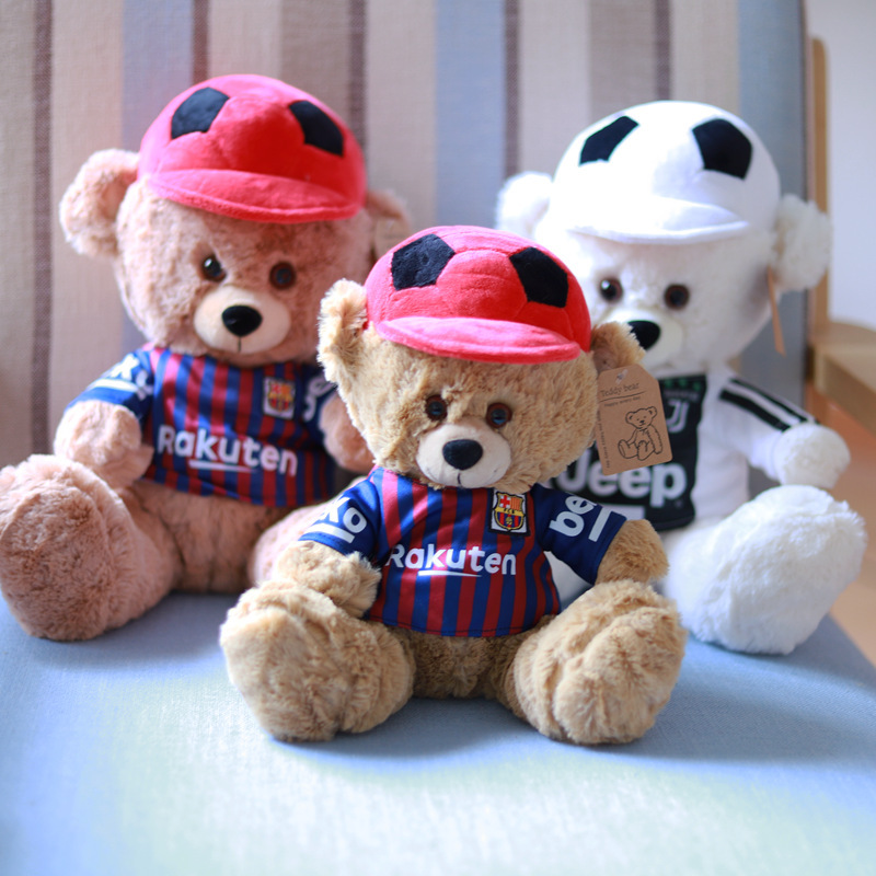 Wholesale Brand Logo Plush Stuffed Animal Soft Teddy Bear Toy Doll Event Gift