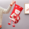 High Quality Wholesale Custom Christmas Sock Plush Soft Holiday Decoration