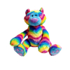 Rainbow teddy bear plush stuffed soft animal CE custom toys