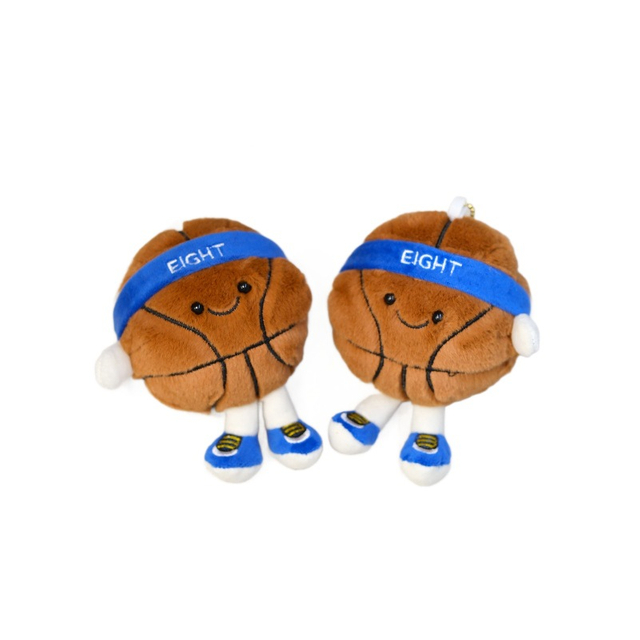 Basketball Plush Keychain Wholesale Stuffed Soft Cartoon Toy Widget